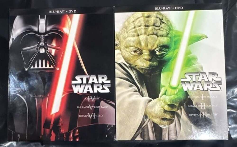Star Wars Collection Episodes 1-6 Blu-ray and DVD 12-Disc Set